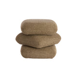 Poef Gestapelde Kussens Taupe 44 cm – Light & Living Laurie