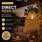 Solar Hanglamp Rotan Tob – Boho Tuinverlichting – 36x36 cm