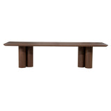 Eettafel Logan 300x110 cm – MDF & walnootfineer