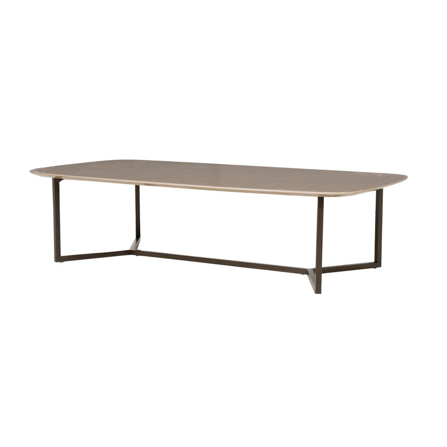 Salontafel Jace large – MDF & ijzer beige