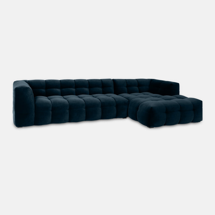 Bubbel Hoekbank Velvet – Luxe Organische Designbank Royal 56 petrol
