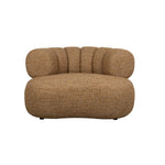 Dutchbone Duvane fauteuil bruin detail