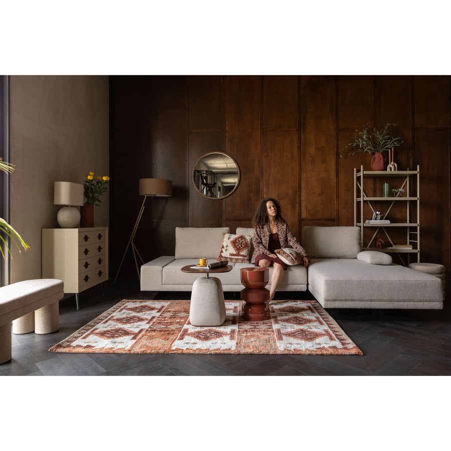 Dutchbone Shelly bank in woonkamer