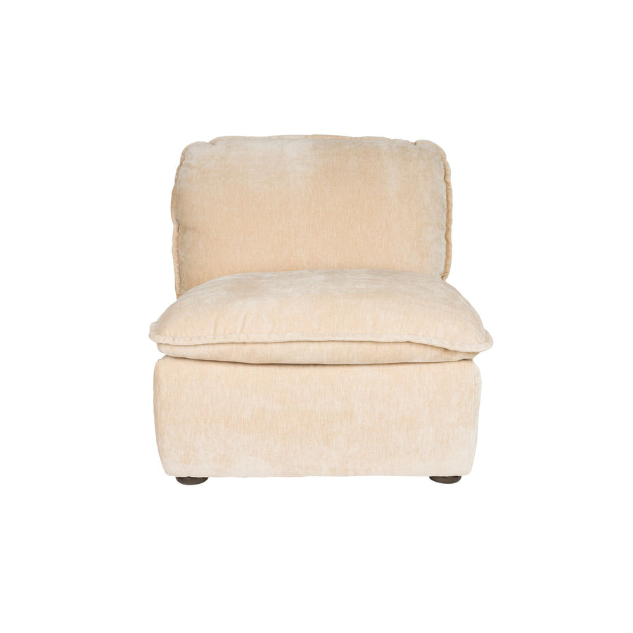 Radley fauteuil beige van opzij