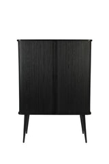 Wandkast Barbier - Zwart