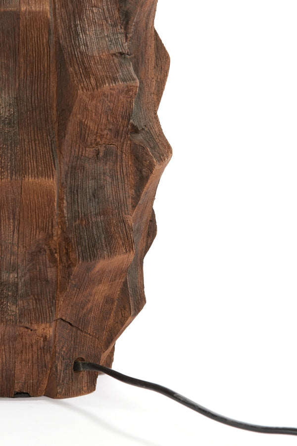 Light & Living Lampvoet Takabe Mangohout Chocolade Bruin