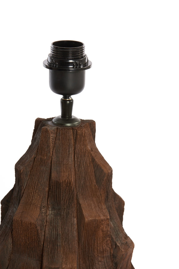 Light & Living Lampvoet Takabe Mangohout Chocolade Bruin