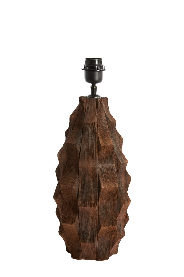 Light & Living Lampvoet Takabe Mangohout Chocolade Bruin
