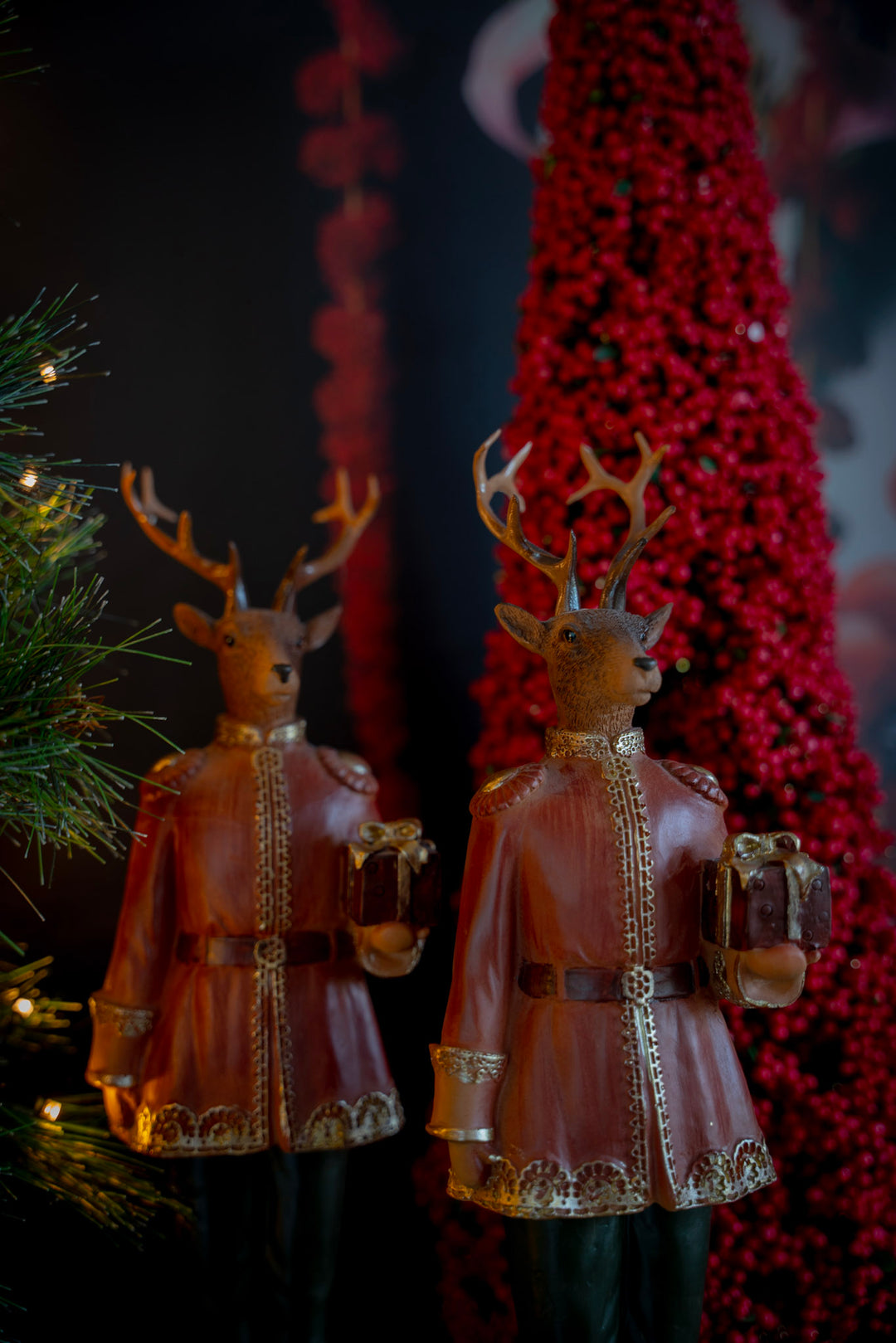 Kerst beeld hert