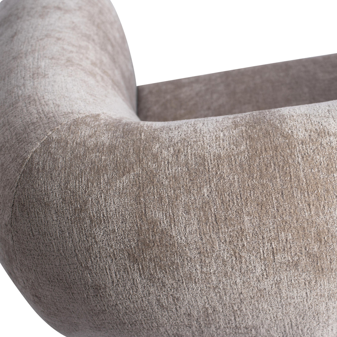 Elefan Cream Fauteuil Round Armrest