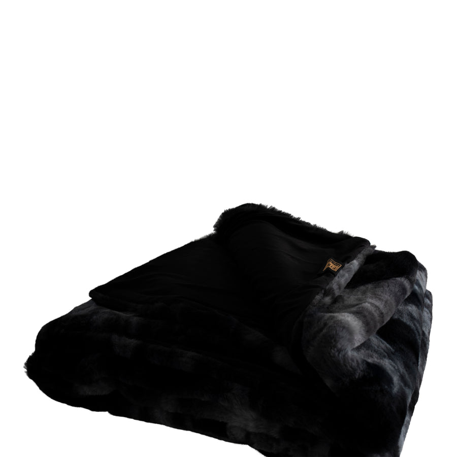 PTMD Linde Bedsprei in Giftbox 220x240 cm – Zwart