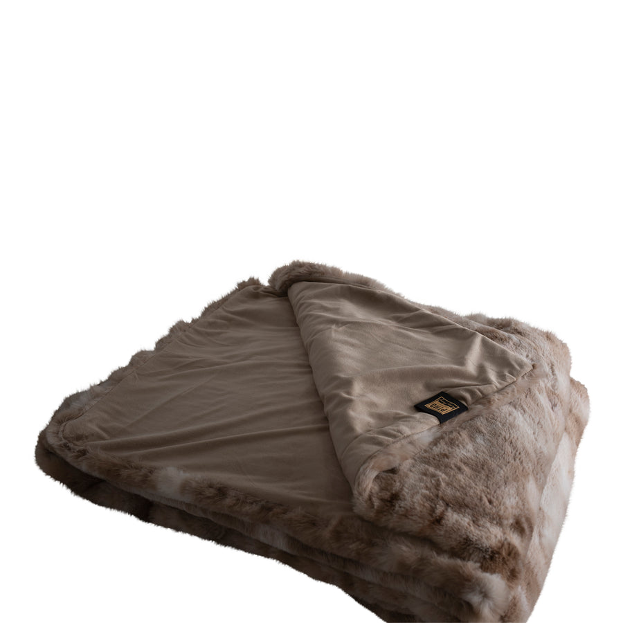 PTMD Linde Bedsprei in Giftbox 220x240 cm – Beige