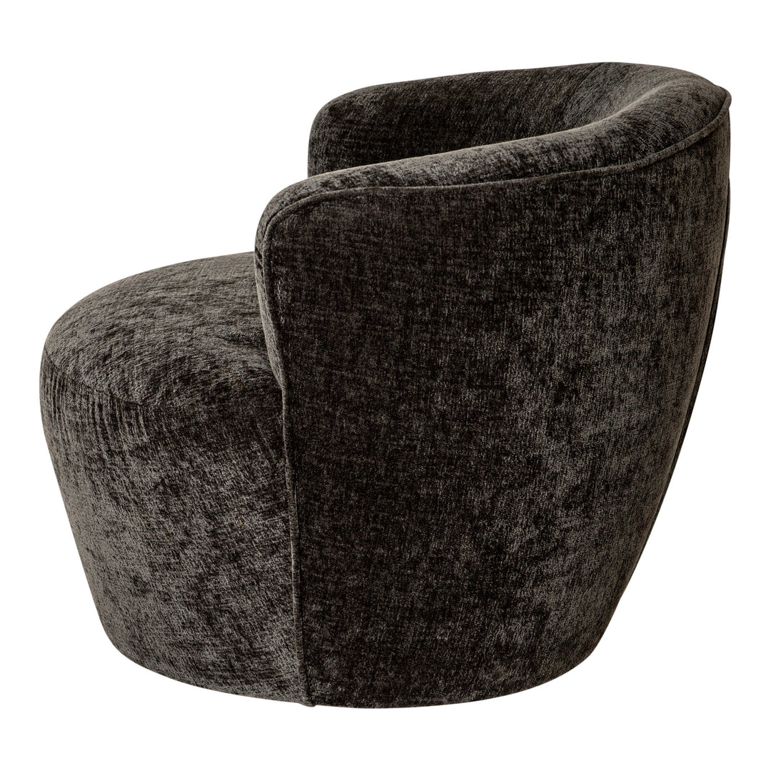 Grasa Anthracite Fiore Fabric Fauteuil