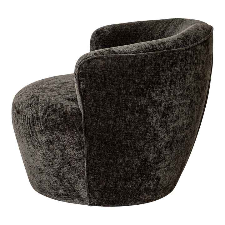 Grasa Anthracite Fiore Fabric Fauteuil