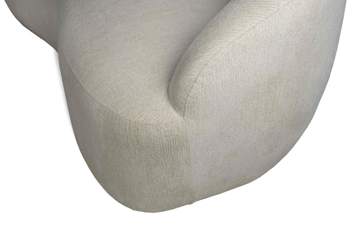 Bohne Cream Nanci Fabric 3 Seater Sofa