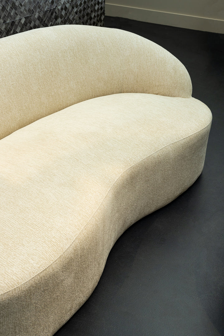 Bohne Cream Nanci Fabric 3 Seater Sofa