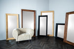 Chevar Black Oak Wood Mirror Rectangle S 70x130x160cm PTMD