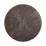 Rond wandpaneel hout swirl bruin Ø90 cm – PTMD Wiktor S