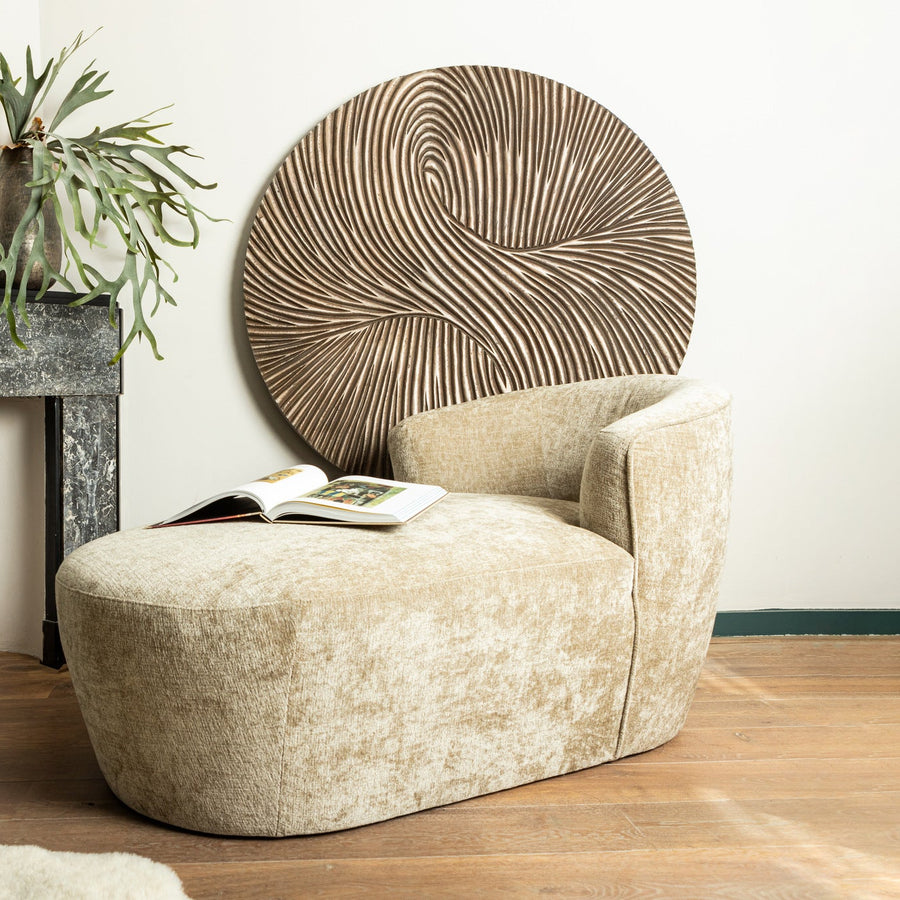 Wandpaneel Wiktor M bruin MDF swirl