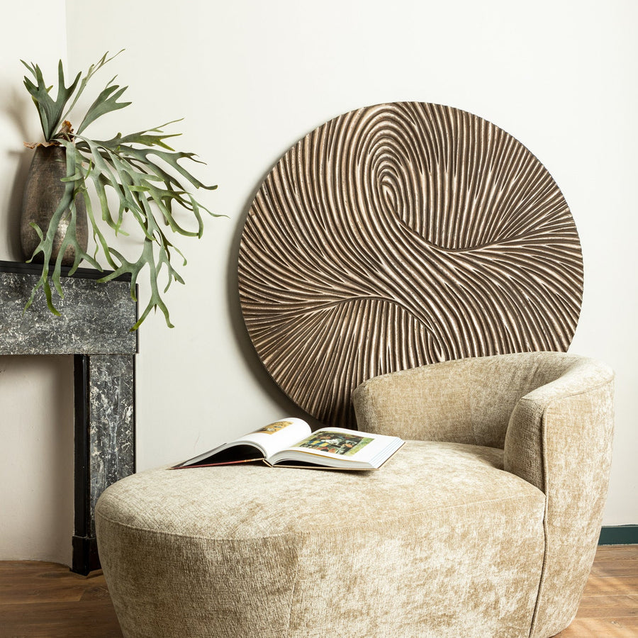 Wandpaneel Wiktor M bruin MDF swirl