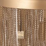 PTMD Brenton Gold ijzeren kettingen ronde hanglamp
