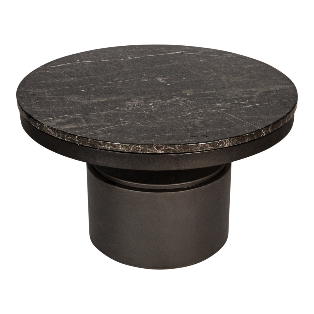 Ronde Salontafel Bruin Marmer – Hoog of Laag Model | PTMD