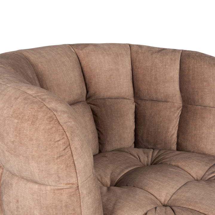 Fluffy Fauteuil Vogue 3 Antelope Gold Base