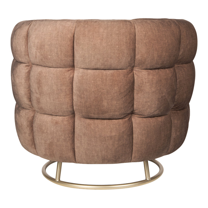 Fluffy Fauteuil Vogue 3 Antelope Gold Base