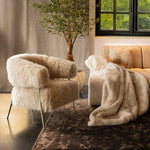 Hair Cream Beige  Fauteuil Champagne