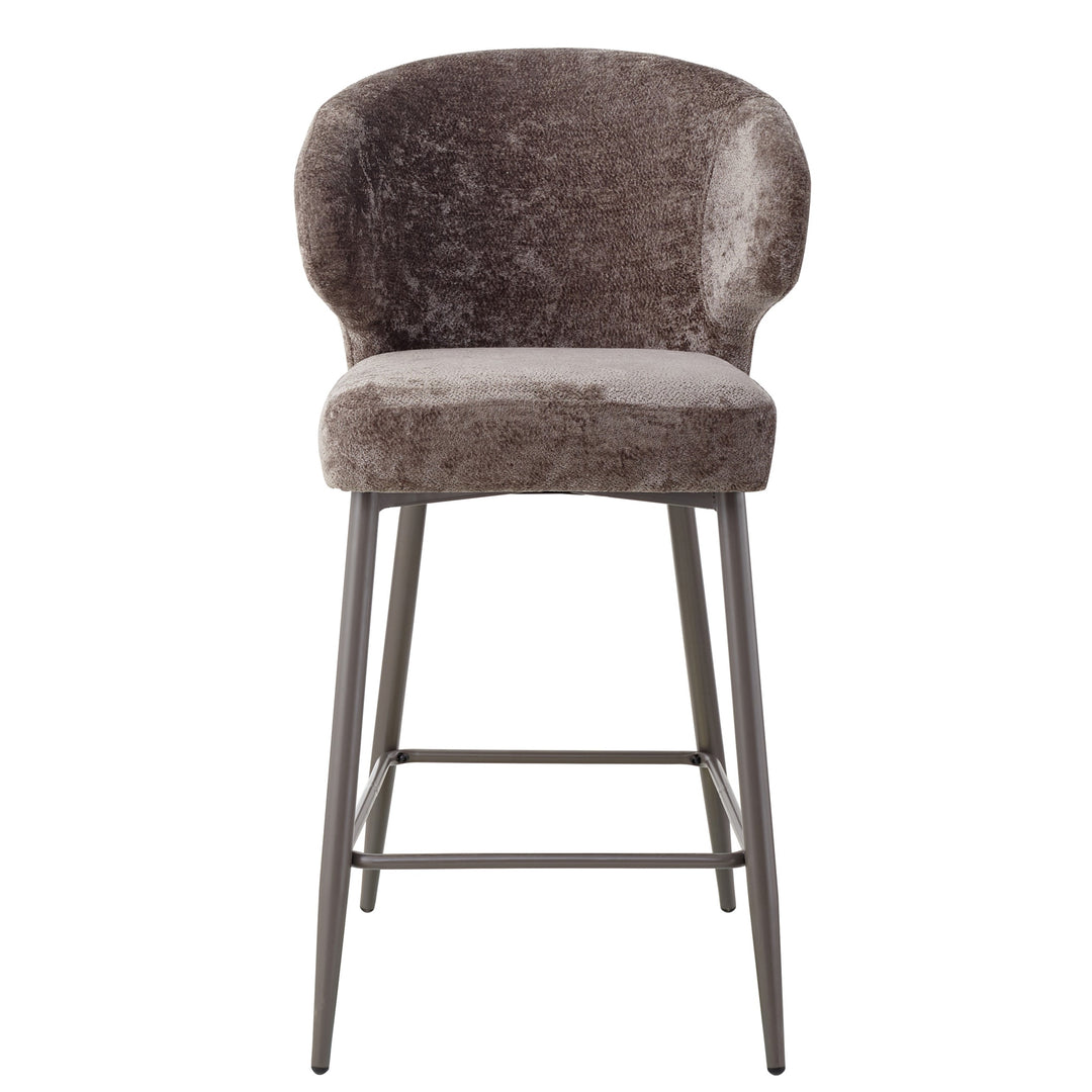 Ares Mocca Bar Chair Aphrodite 7 Clay Leg (set of 2)