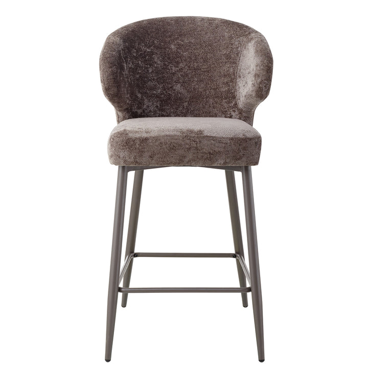 Ares Mocca Bar Chair Aphrodite 7 Clay Leg (set of 2)
