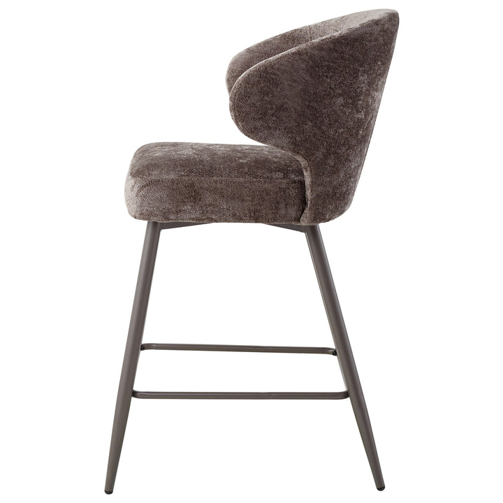 Ares Mocca Bar Chair Aphrodite 7 Clay Leg (set of 2)