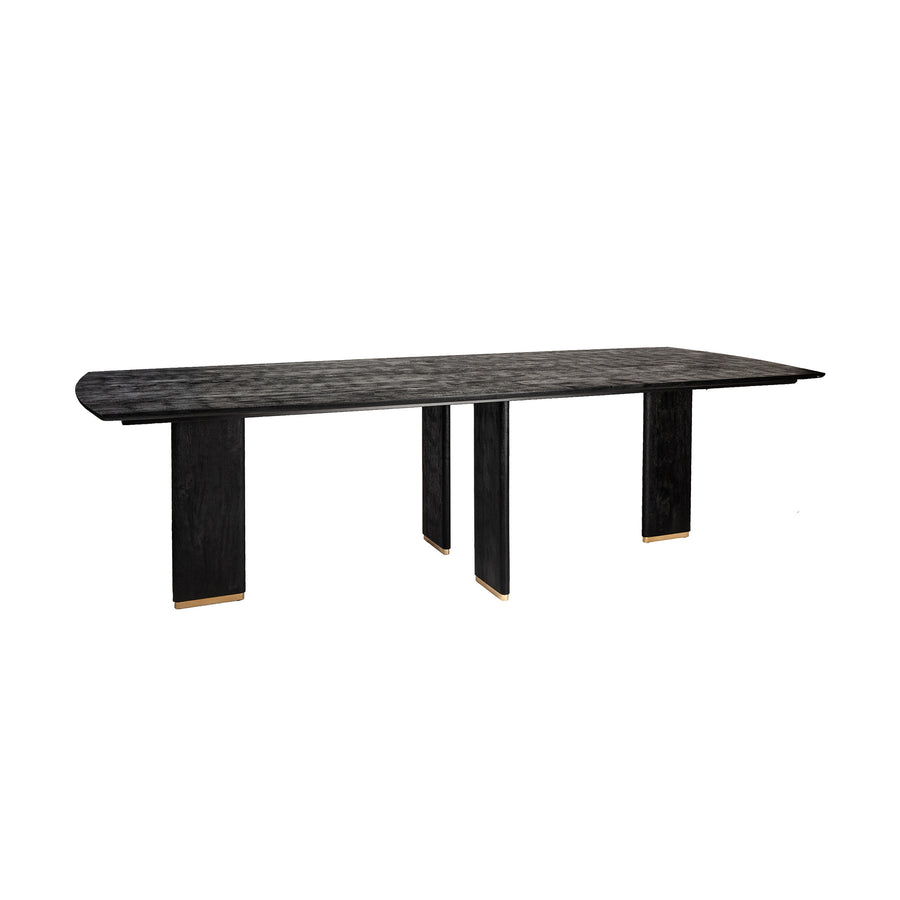 Mangohouten eettafel 200, 240 of 280 cm – PTMD Liber Gouden Poten