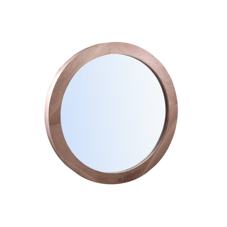 Channel Natural Firwood Veneer Mirror Thick L 100x11x100cm PTMD