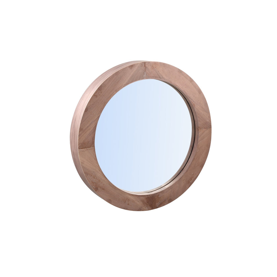 Channel Natural Firwood Veneer Mirror Thick S 60x8,5x60cm PTMD