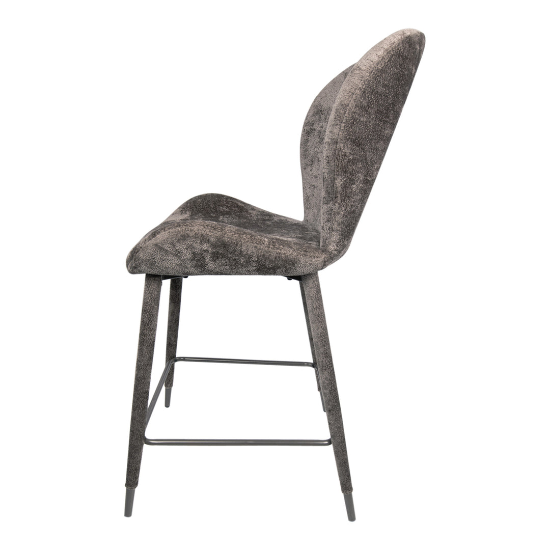 Thor Mocca Bar Chair Aphrodite 7 Fabric Leg (set of 2)