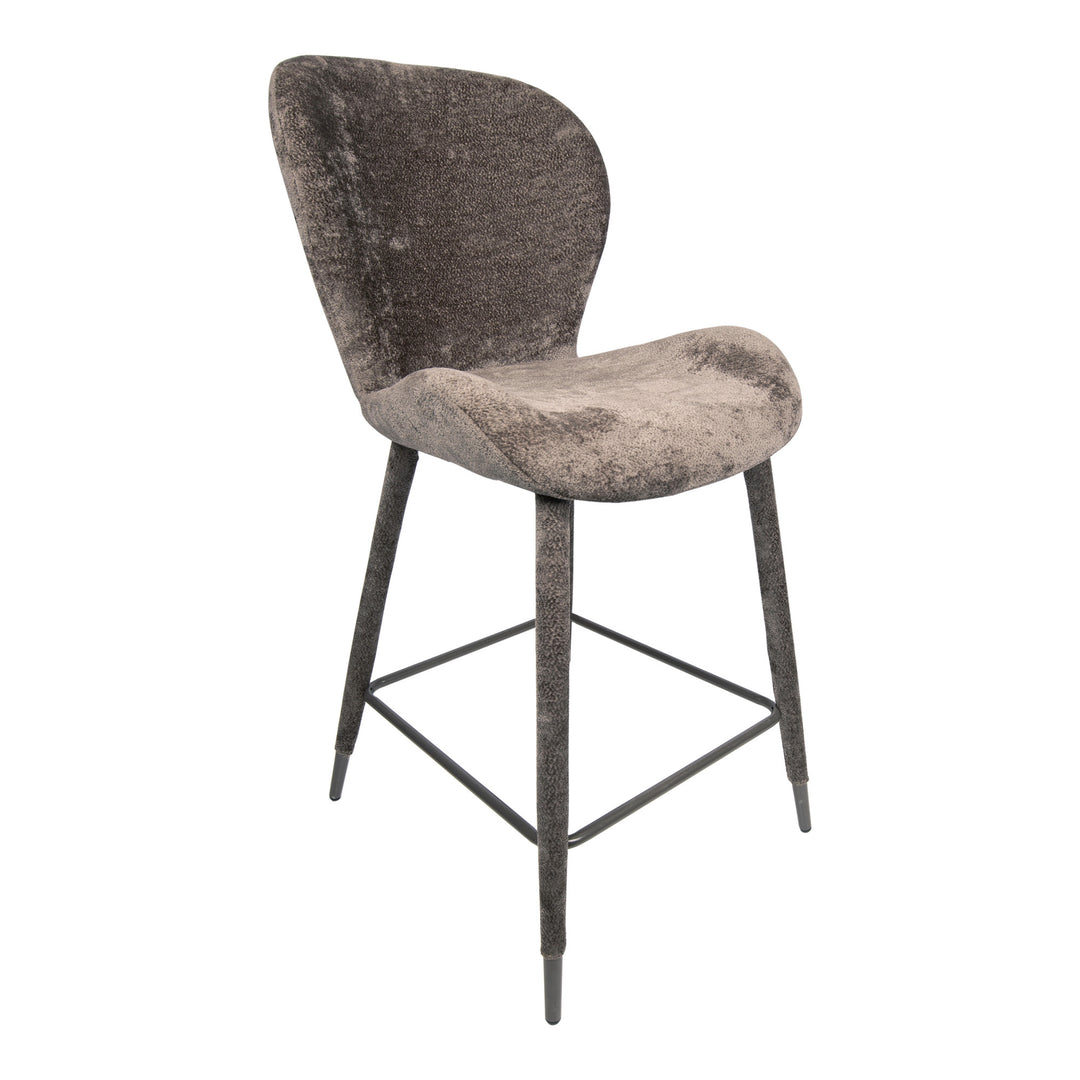 Thor Mocca Bar Chair Aphrodite 7 Fabric Leg (set of 2)