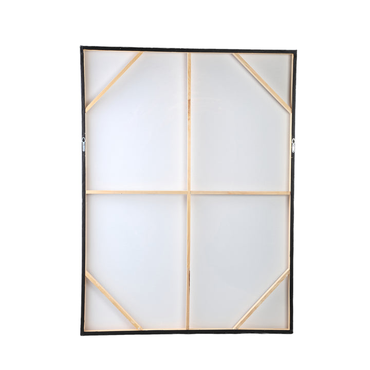 Canvas wandpaneel Jeorgia zwart vrouw goud glanzend
