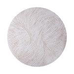 Rond wandpaneel hout swirl wit Ø120 cm – PTMD Wiktor M