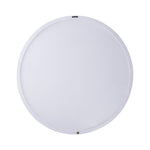 Wit swirl wandpaneel boven een bank in het interieur