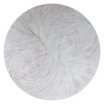 Rond wandpaneel hout swirl wit Ø180 cm – PTMD Wiktor L