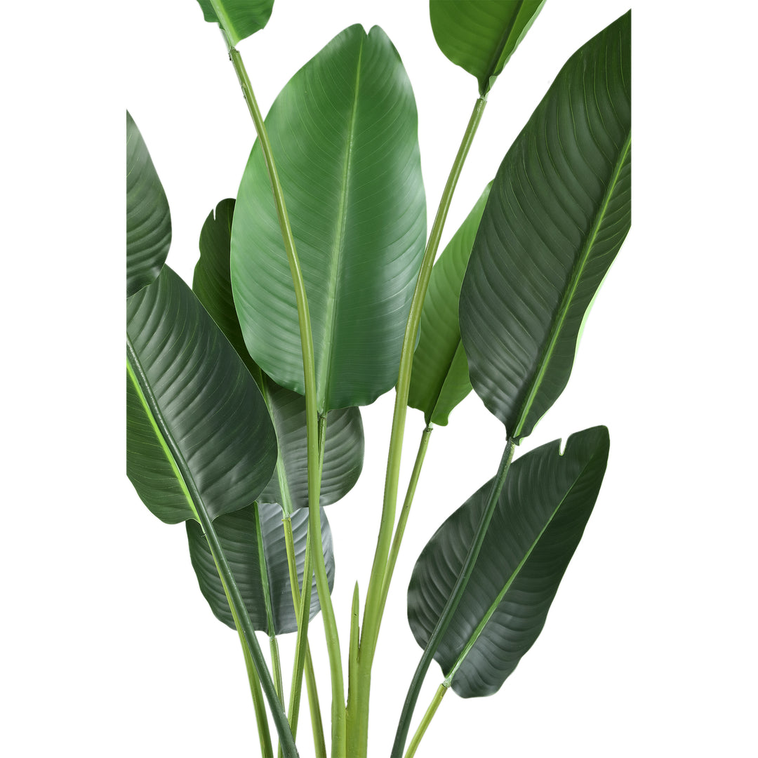 Kunst Strelitzia 150 cm – Real Touch Kunstplant Groot – Inclusief Pot