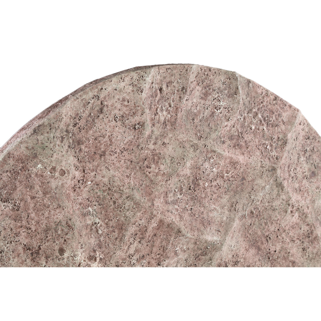 Rafet Grey Round Cement Wall Panel Rough Finish L