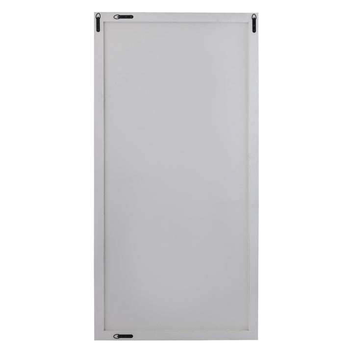 Rechthoekig wandpaneel Raihan cream MDF knotted look