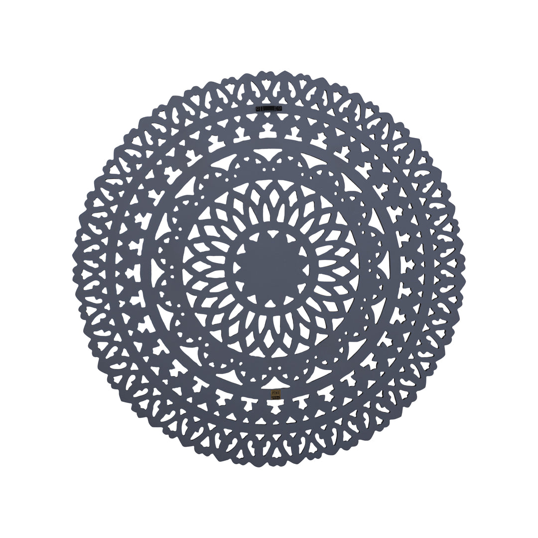 Rond wandpaneel Farris S bruin MDF carved