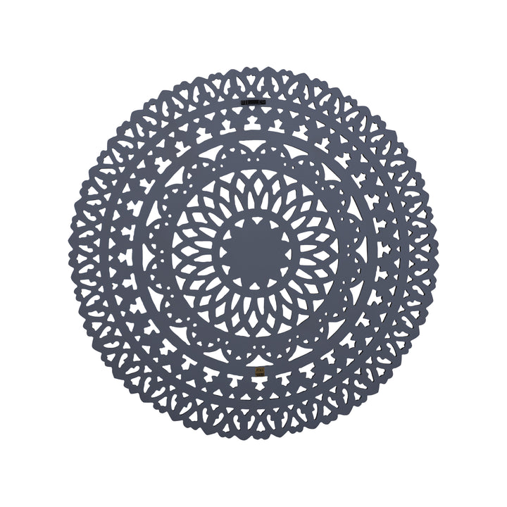 Rond wandpaneel Farris S bruin MDF carved