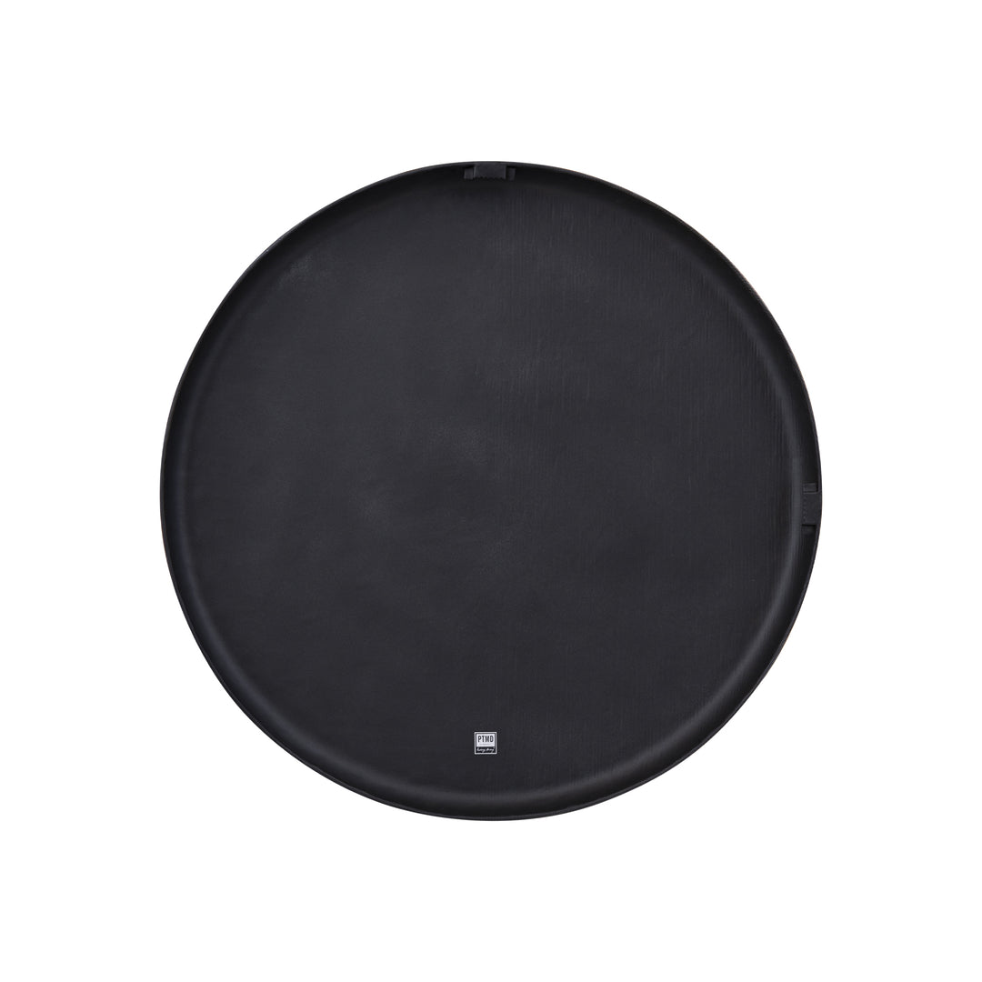 Vierkant wandpaneel Jowad M graphite aluminium ribbed