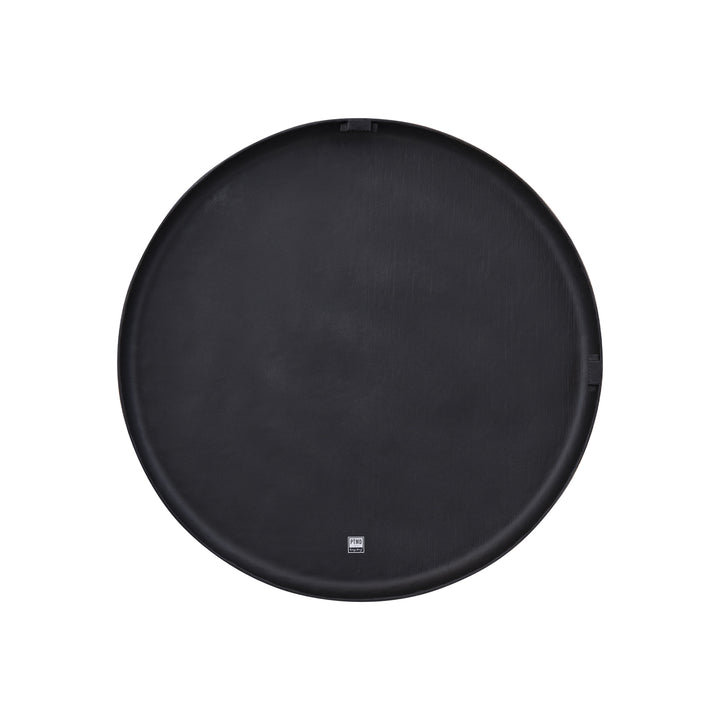 Vierkant wandpaneel Jowad M graphite aluminium ribbed