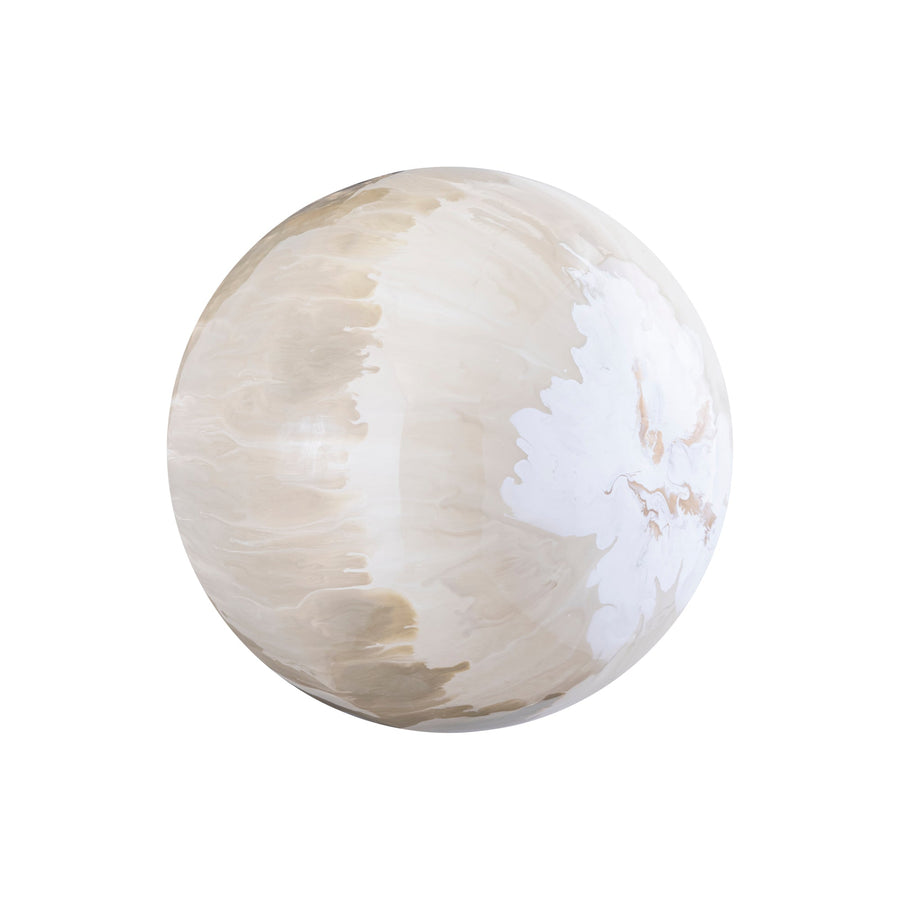 Sufyan Cream Enamel Round Iron Wall Ball Set van 3 PTMD