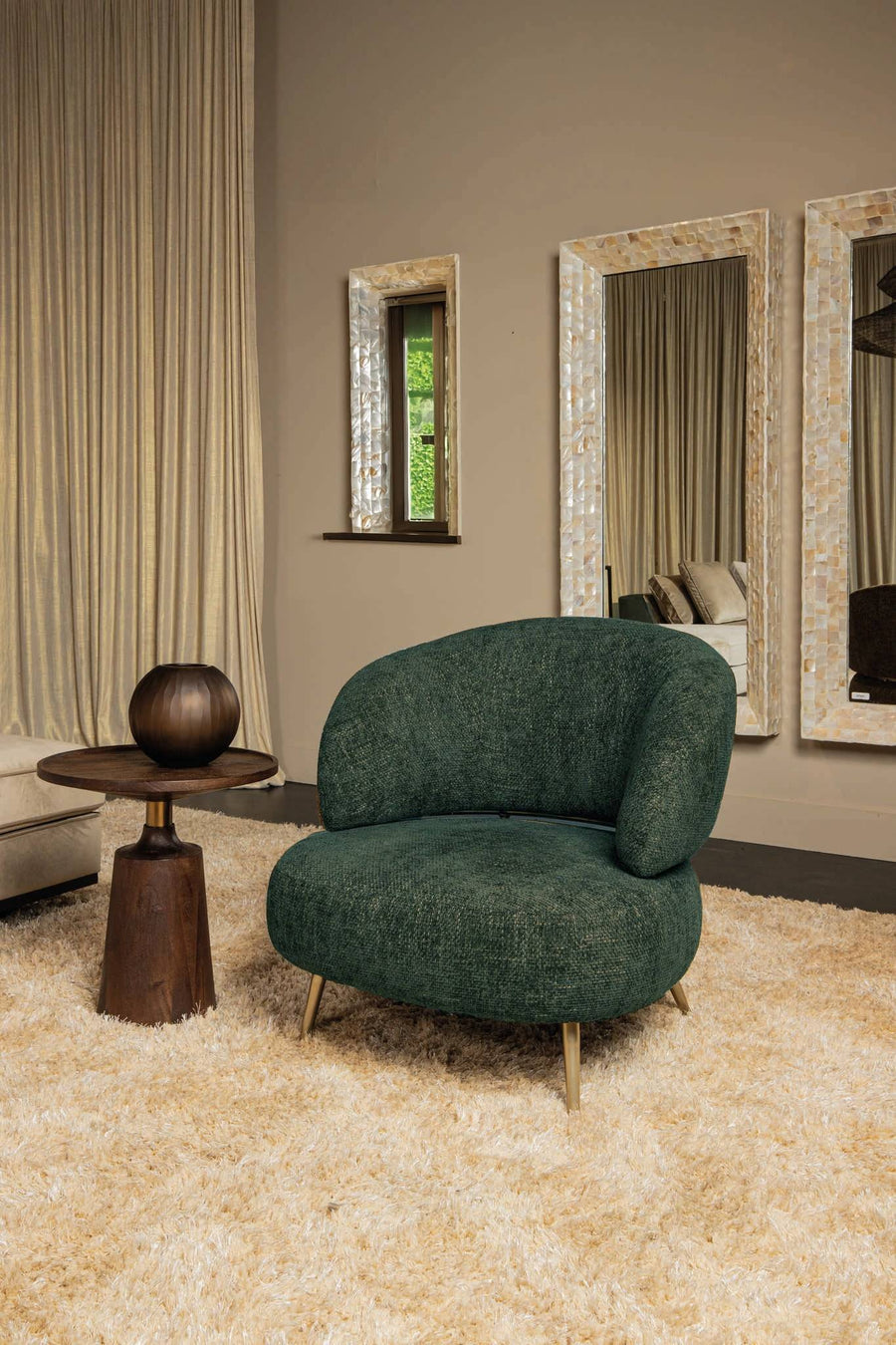 Franklyn Fauteuil Olijf Groen